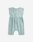 Daisy Mosaic all over woven overall - BABY