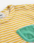 Yellow Stripes terry cloth Tshirt - BABY