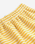 Yellow Stripes terry cloth harem pants - BABY