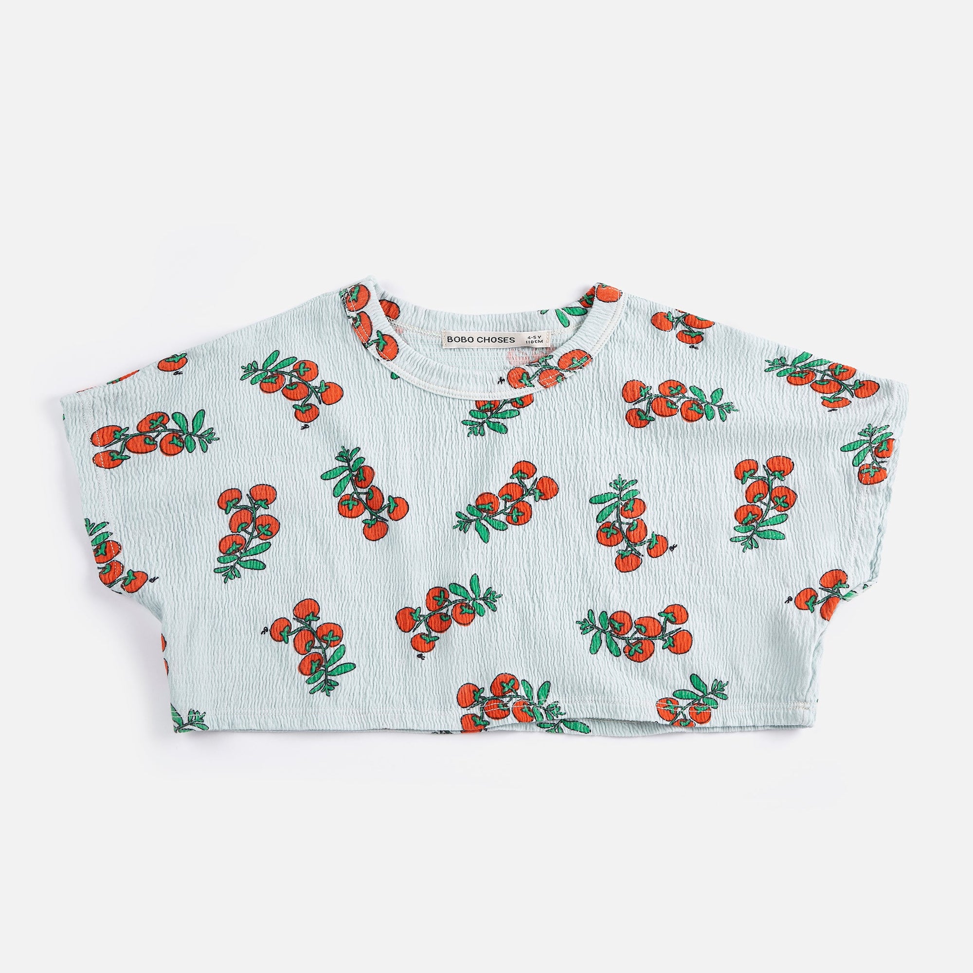 Juicy Tomatoes all over cropped T-shirt - KIDS