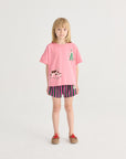 Striped terry cloth shorts - KIDS