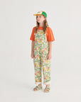 Color Herbalist all over woven dungaree - KIDS