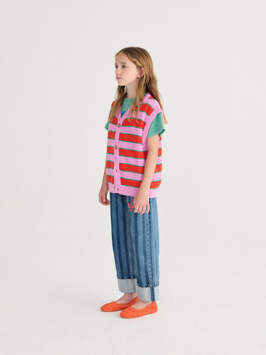 BC Striped knitted vest - KIDS