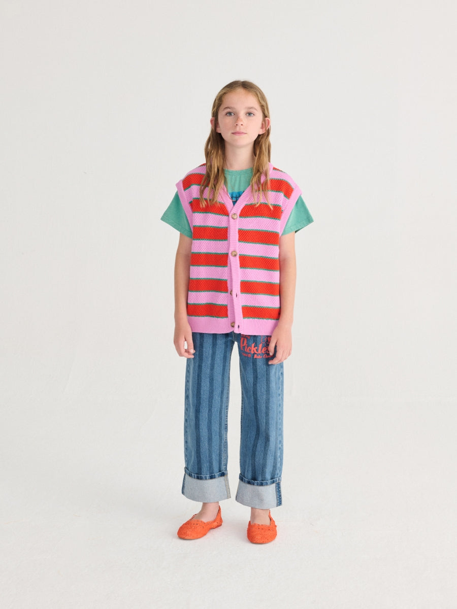 BC Striped knitted vest - KIDS