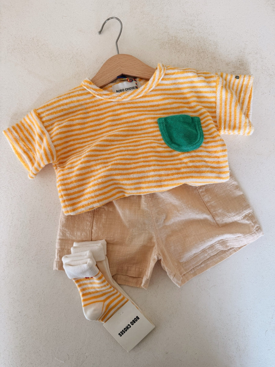 Pixel Strawberry short socks pack x 2 - BABY