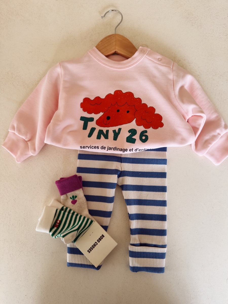 Pixel Sugar beet short socks pack x 2 - BABY