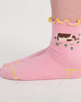 Farm Adventure ruffled short socks - KIDS