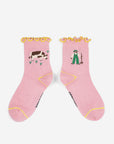 Farm Adventure ruffled short socks - KIDS