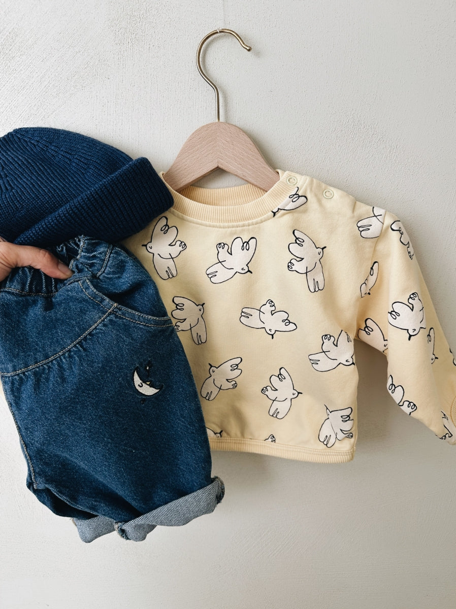 Baby Freedom Bird all over sweatshir