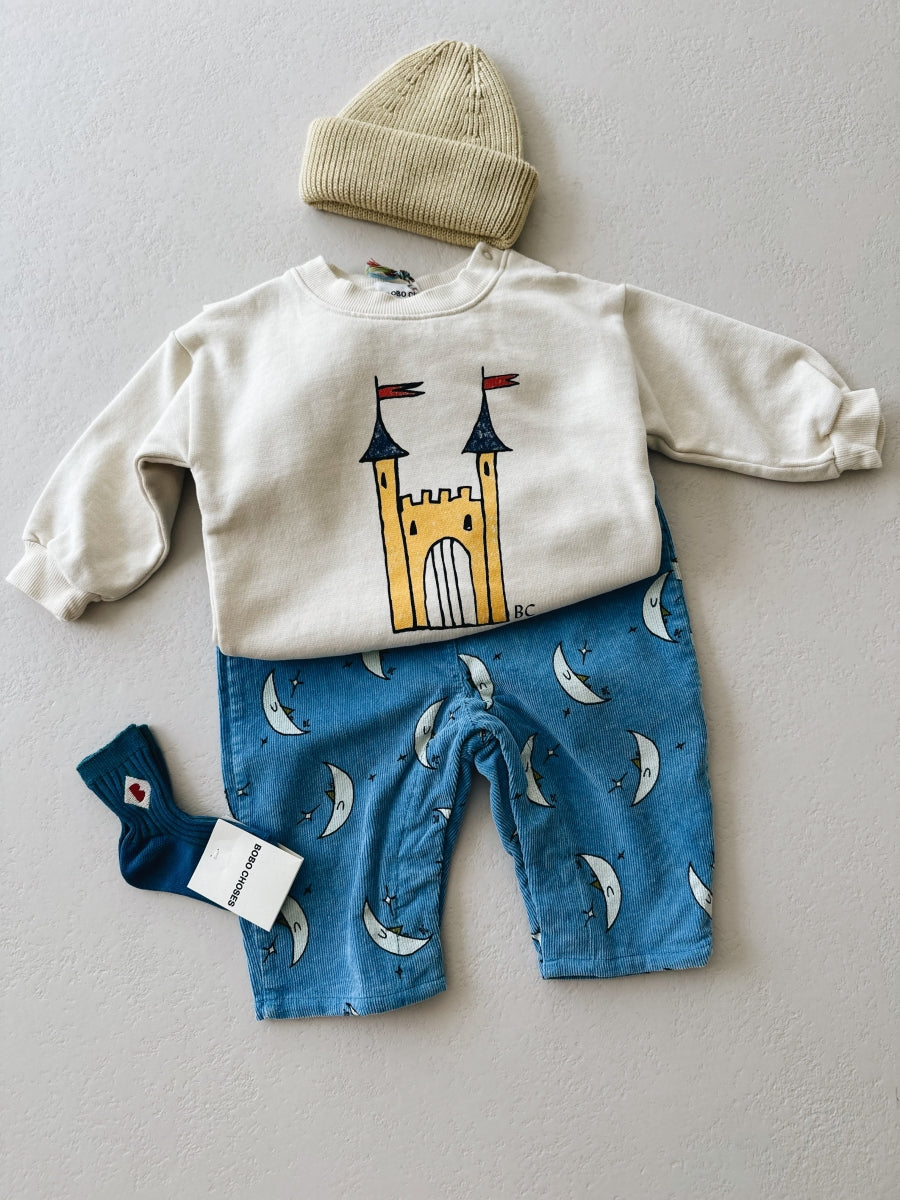 Baby Faraway Castle sweatshirt - last ones 3&6m