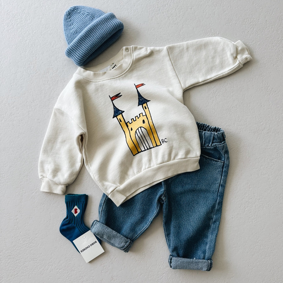 Baby Faraway Castle sweatshirt - last ones 3&6m