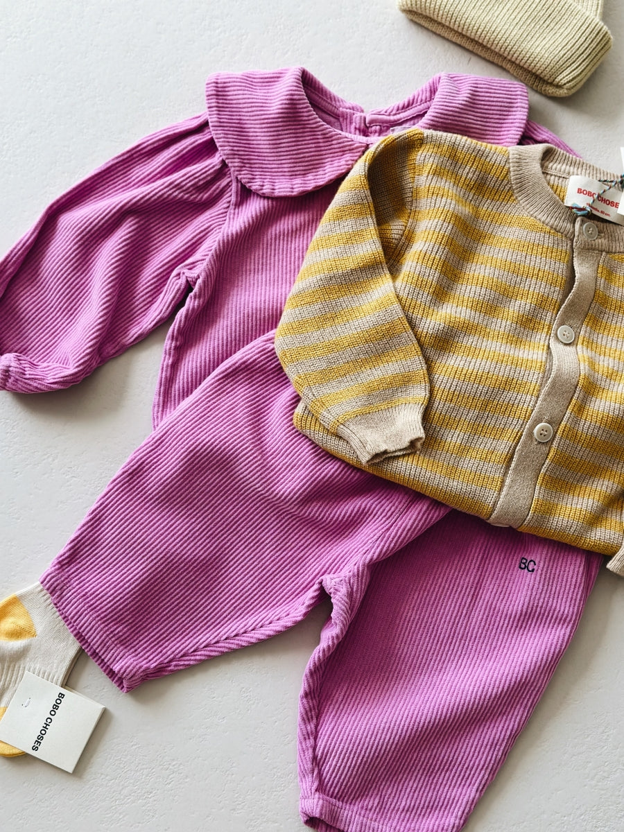 Baby Funny Ghost corduroy blouse - last ones 6&18m