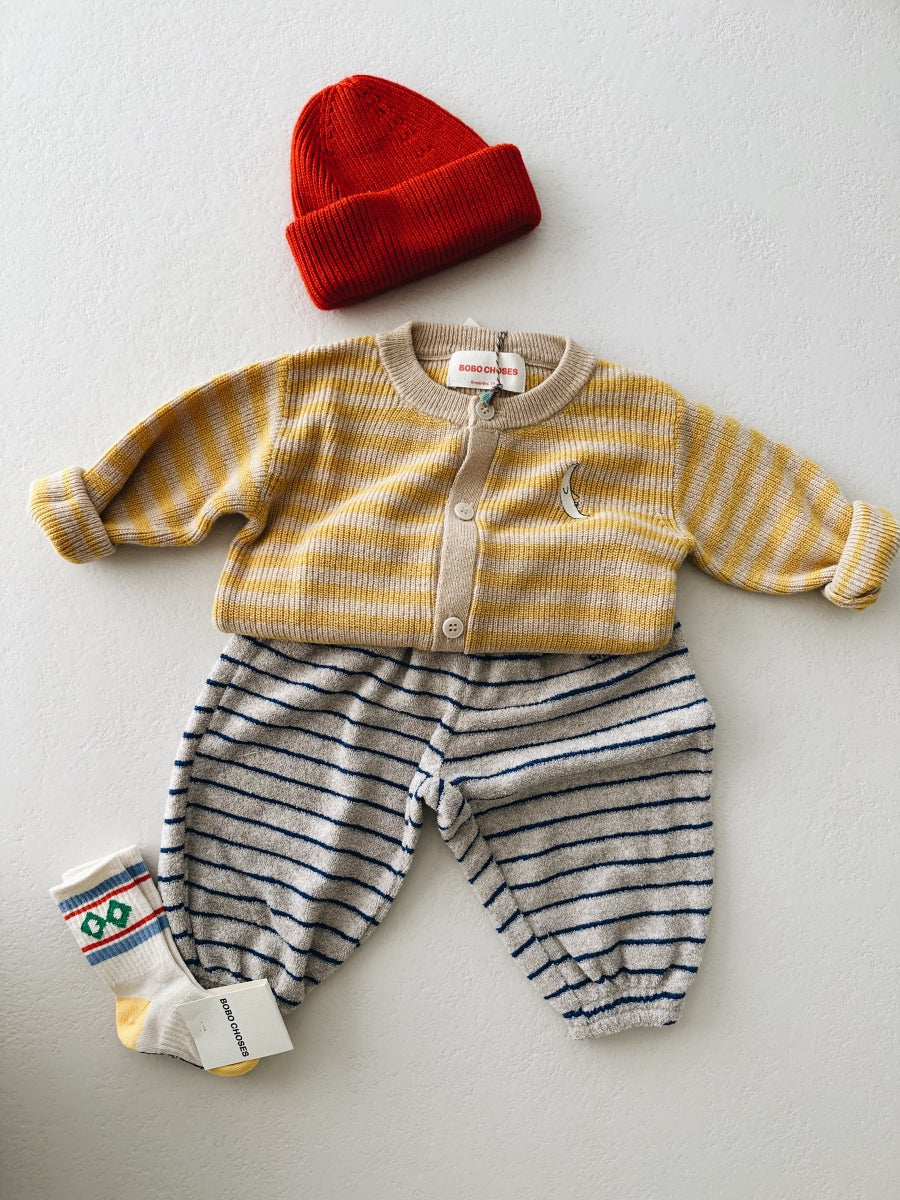 Baby Terry Stripes jogging pants