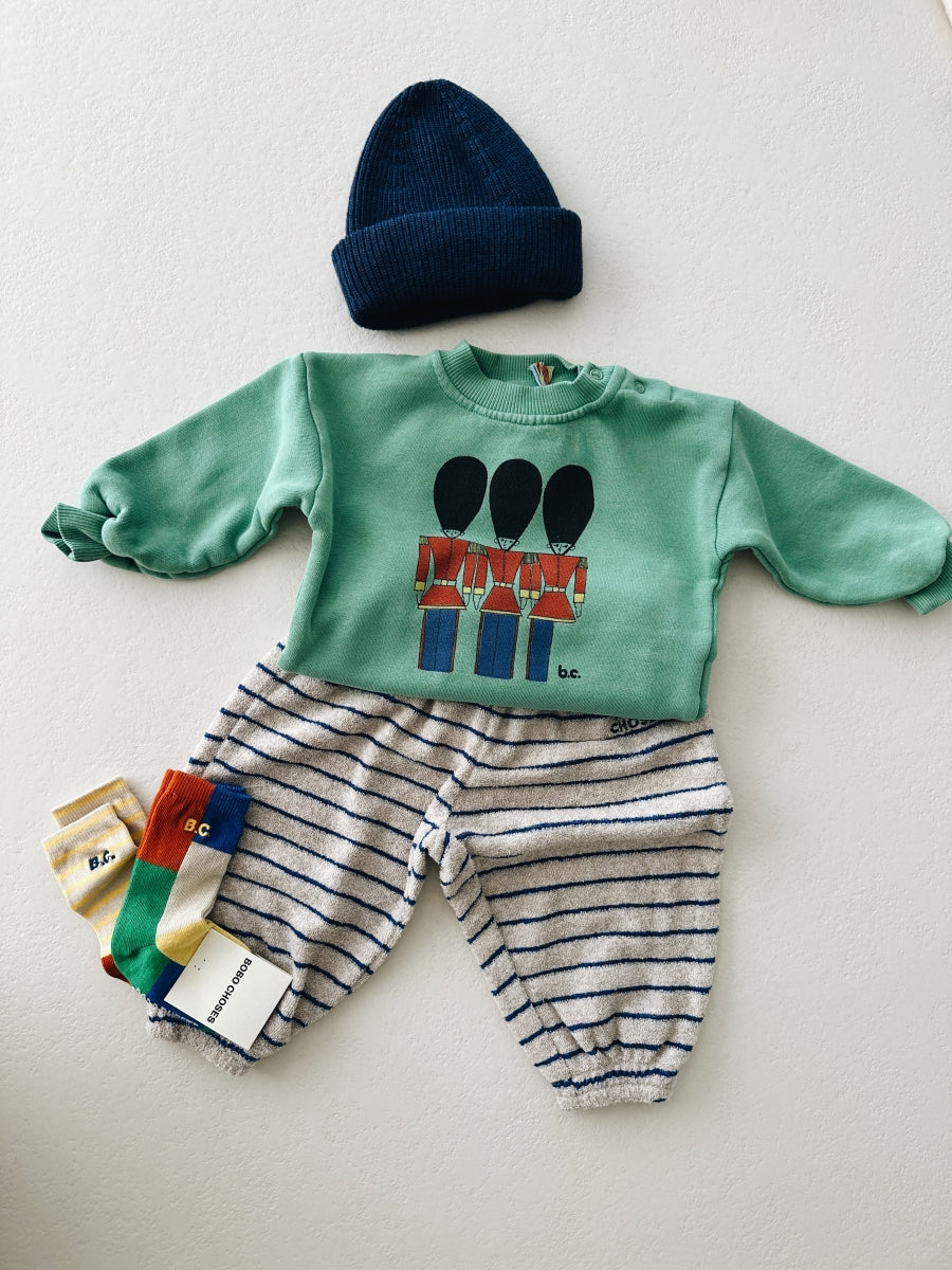 Baby Terry Stripes jogging pants