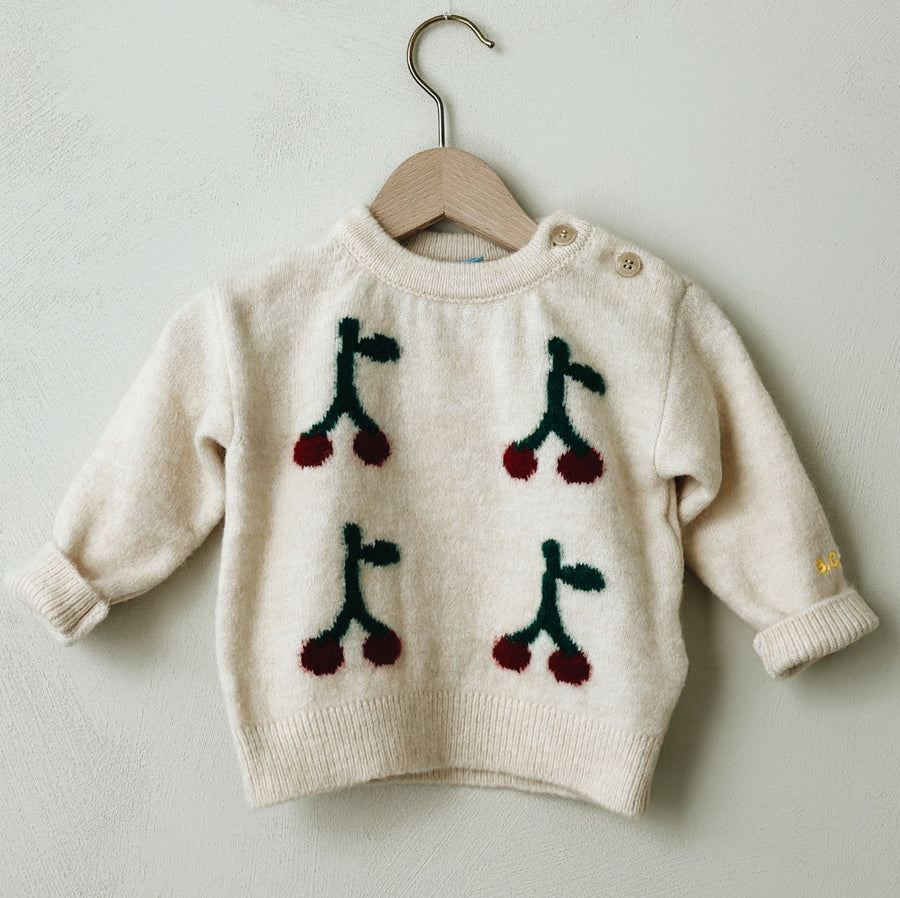 Baby Cherry jumper- last ones 6&9m