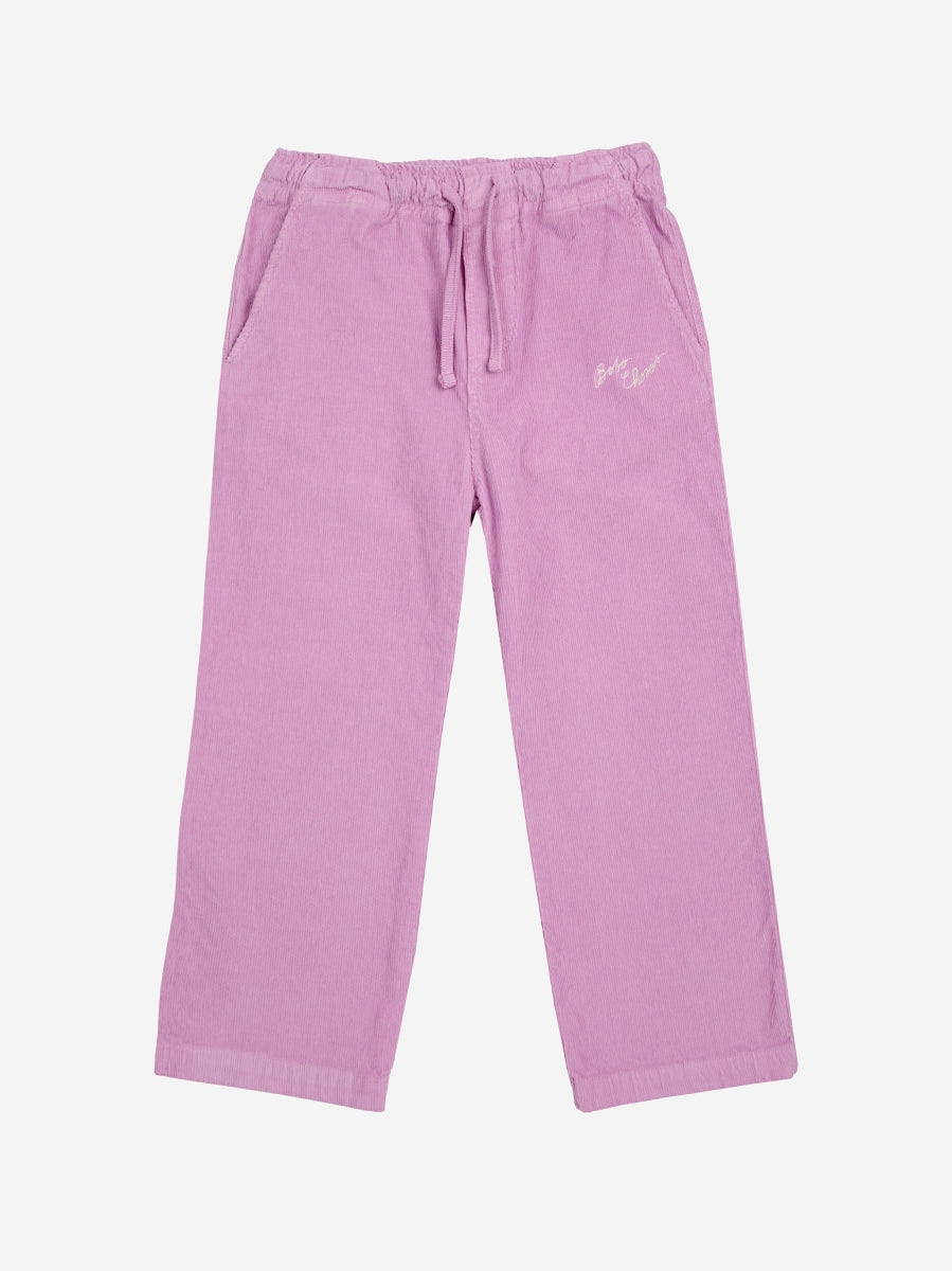 Bobo Choses pink corduroy straight pants - last one 8y