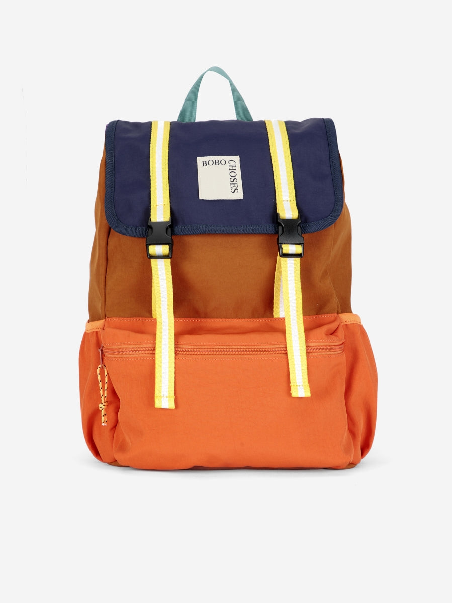 Color Block technic backpack