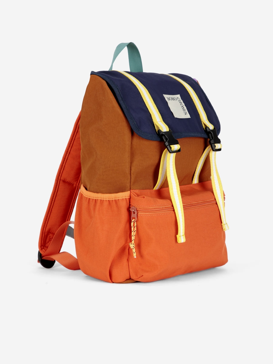 Color Block technic backpack