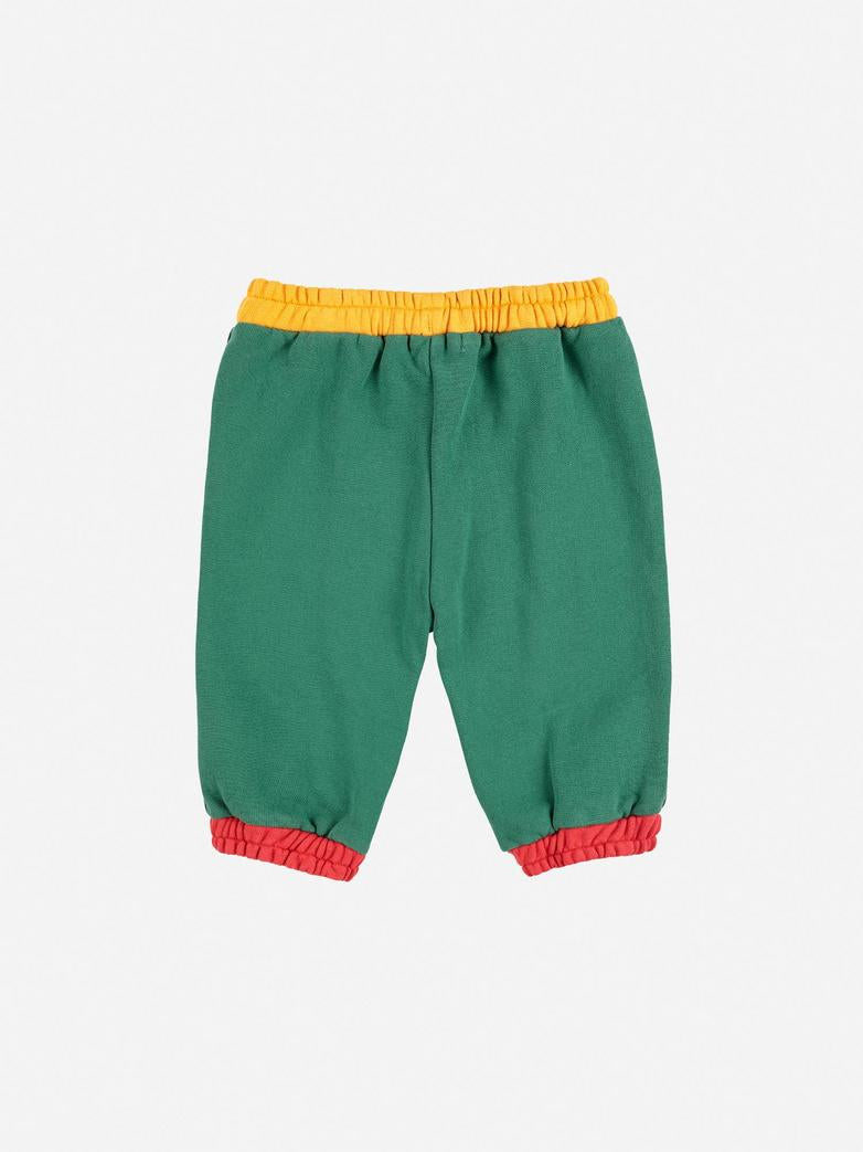 Color block jogging pants - baby