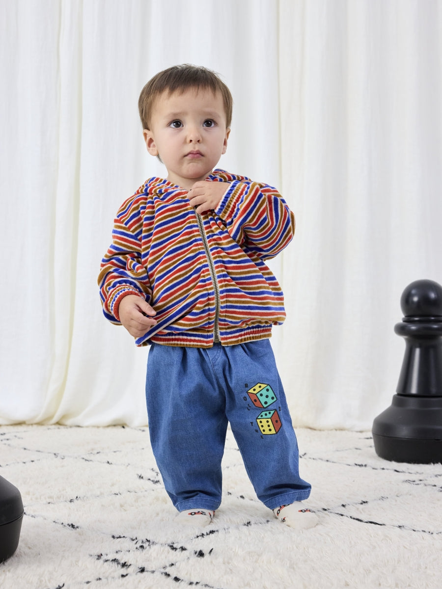 Roll The Dice light denim pants - baby