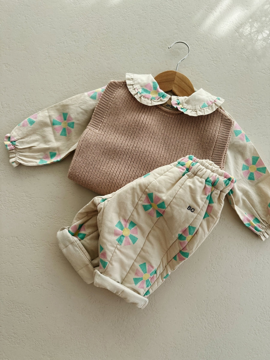 Kaleidoscope quilted pants - baby
