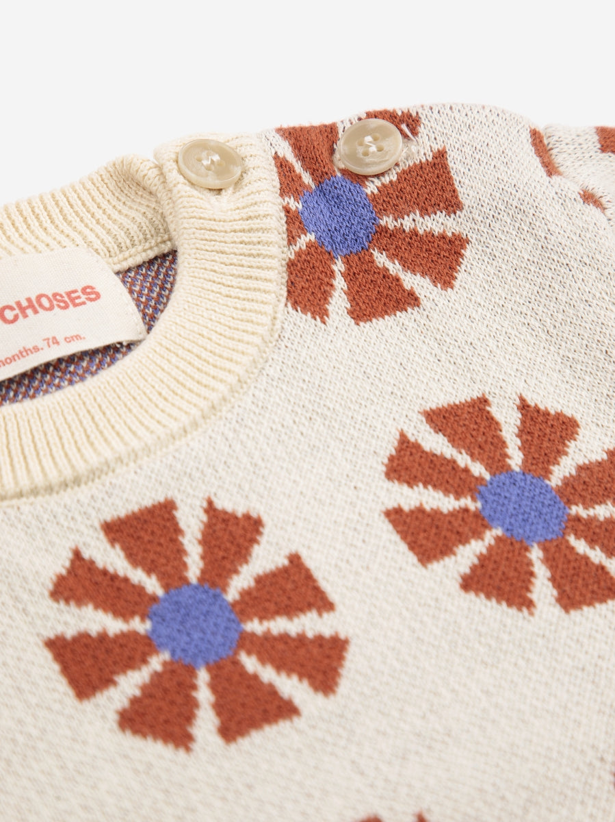 Kaleidoscope jacquard jumper - baby
