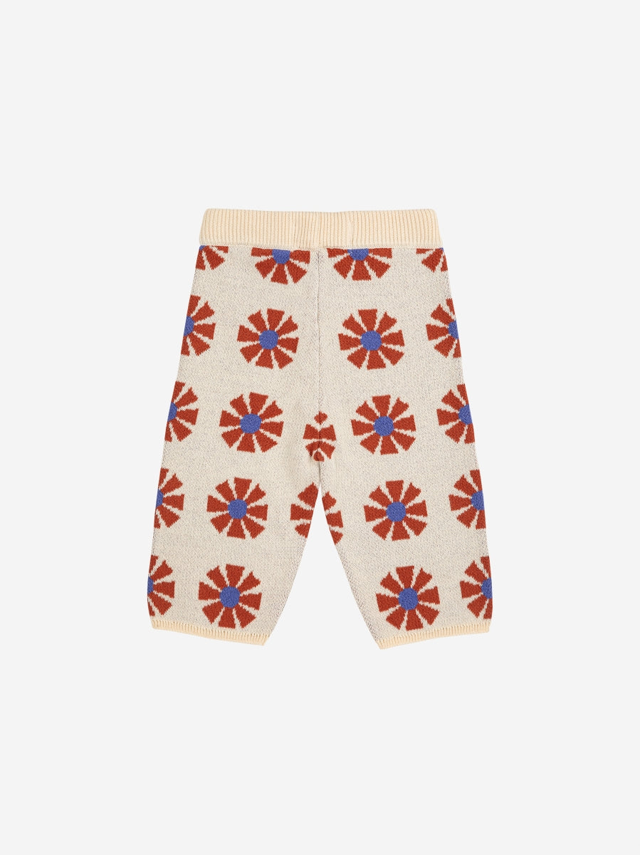 Kaleidoscope jacquard knitted pants - baby