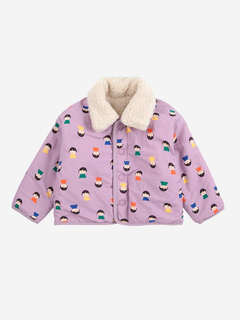 Game Pawns reversible sheepskin jacket - baby