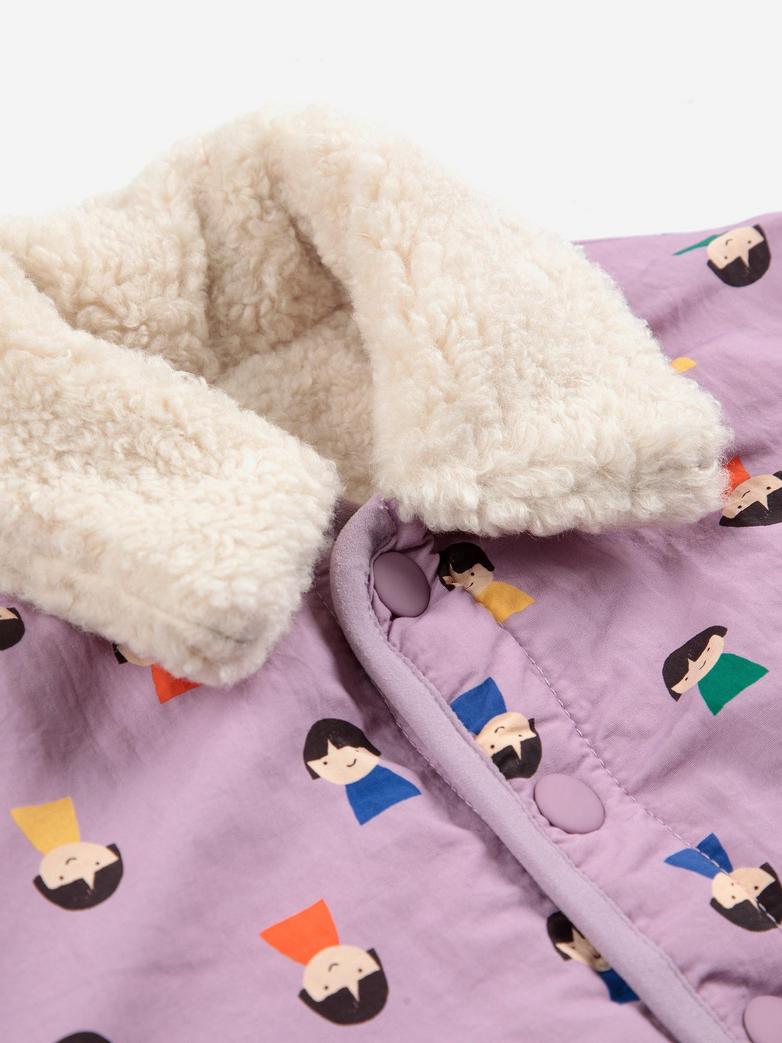 Game Pawns reversible sheepskin jacket - baby