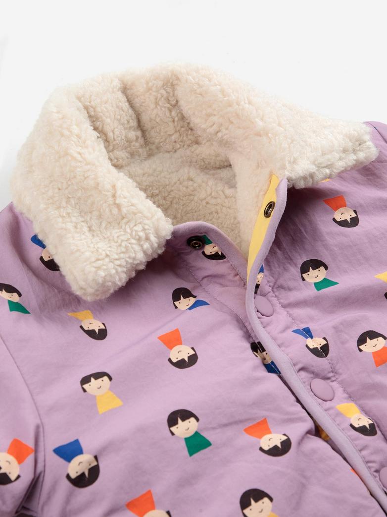 Game Pawns reversible sheepskin jacket - baby