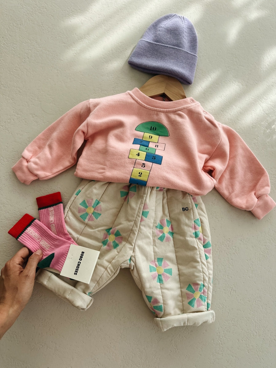 Hopscotch sweatshirt - baby