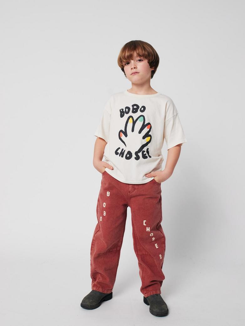 Bobo Choses brown denim pants - kids