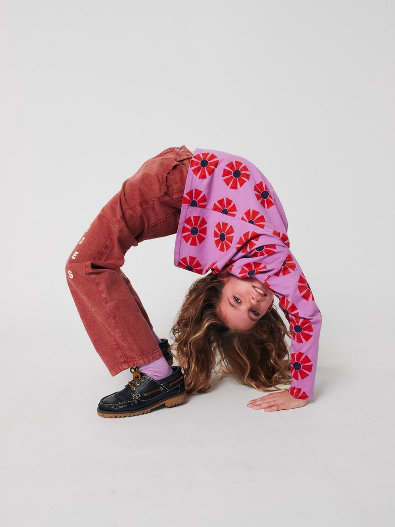 Bobo Choses brown denim pants - kids