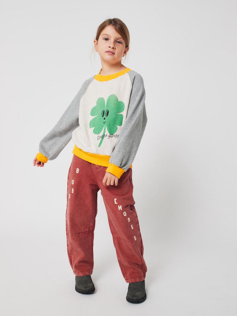 Bobo Choses brown denim pants - kids