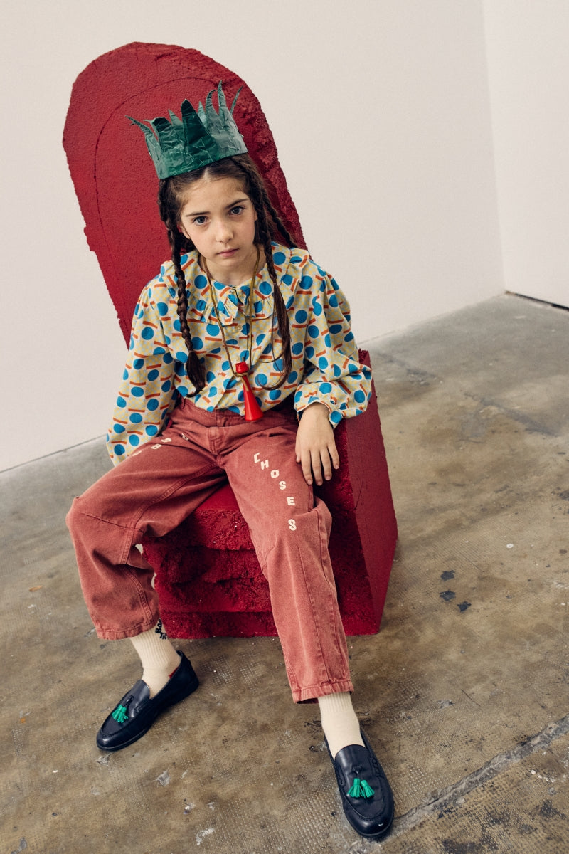 Bobo Choses brown denim pants - kids