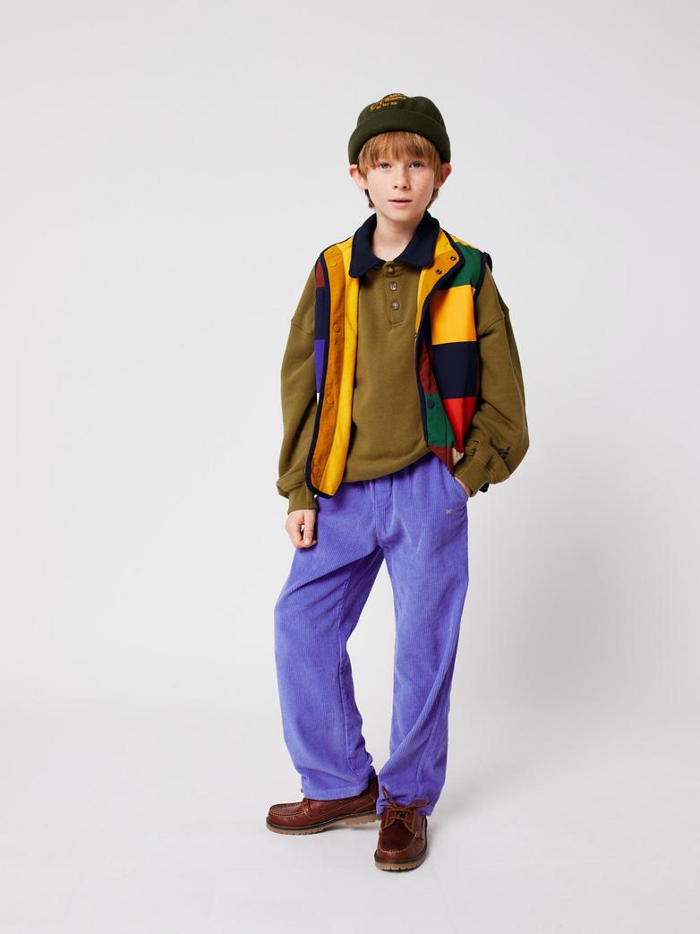 Lilac corduroy pants - kids