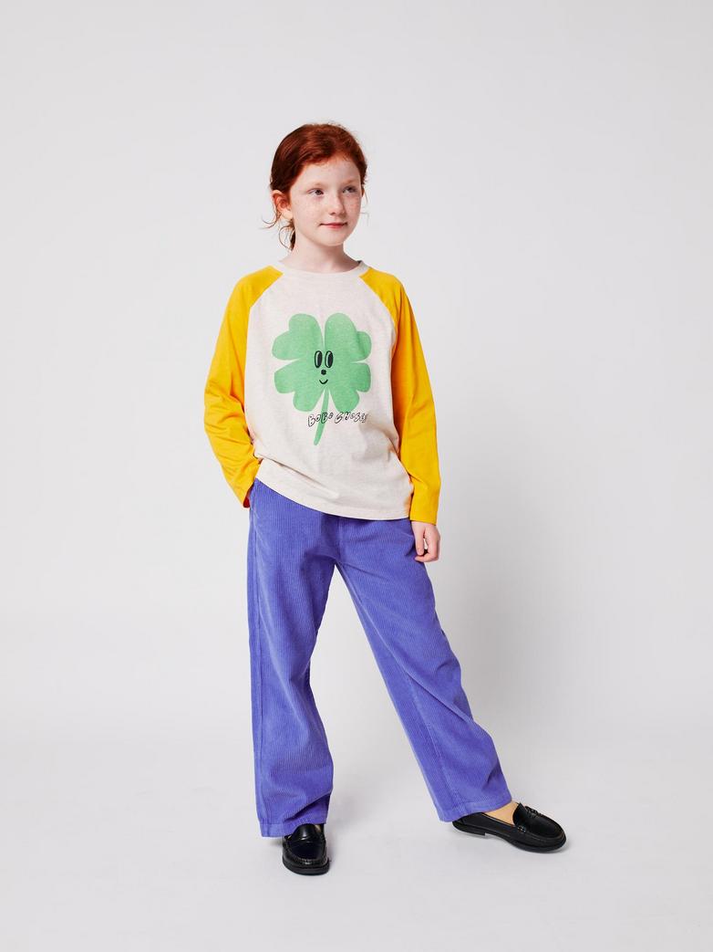 Lilac corduroy pants - kids