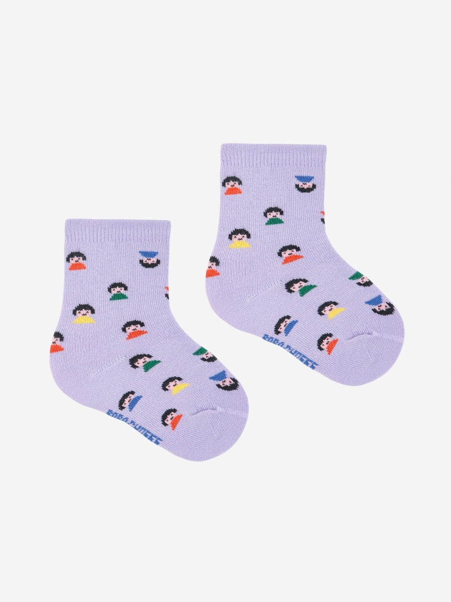 Game Pawns short socks pack - baby