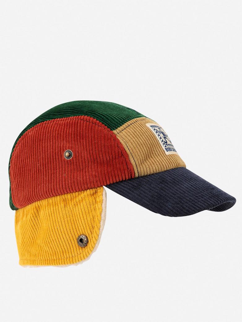 Mr Pencil corduroy winter cap - kids