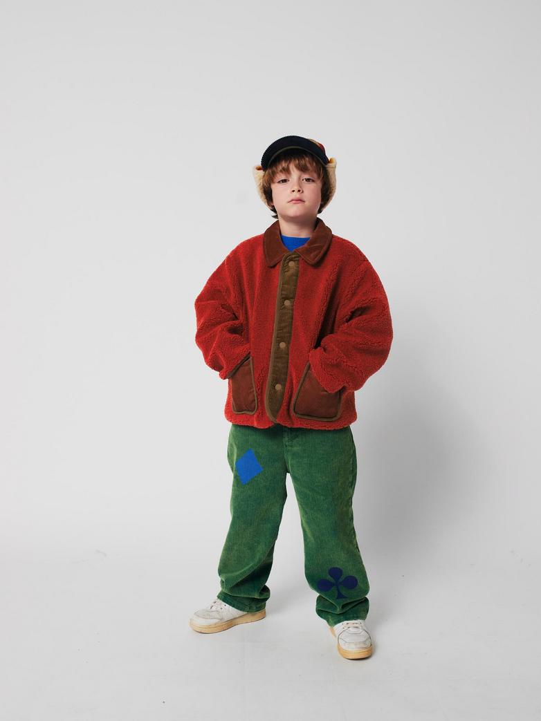 Mr Pencil corduroy winter cap - kids