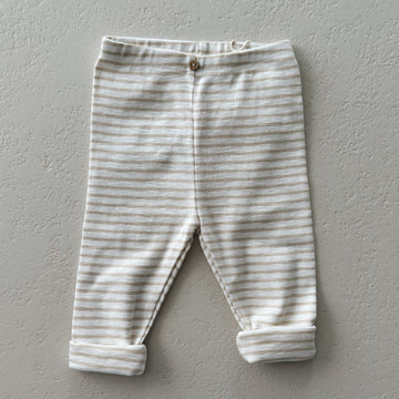 STRIPED RIB LEGGINGS - baby