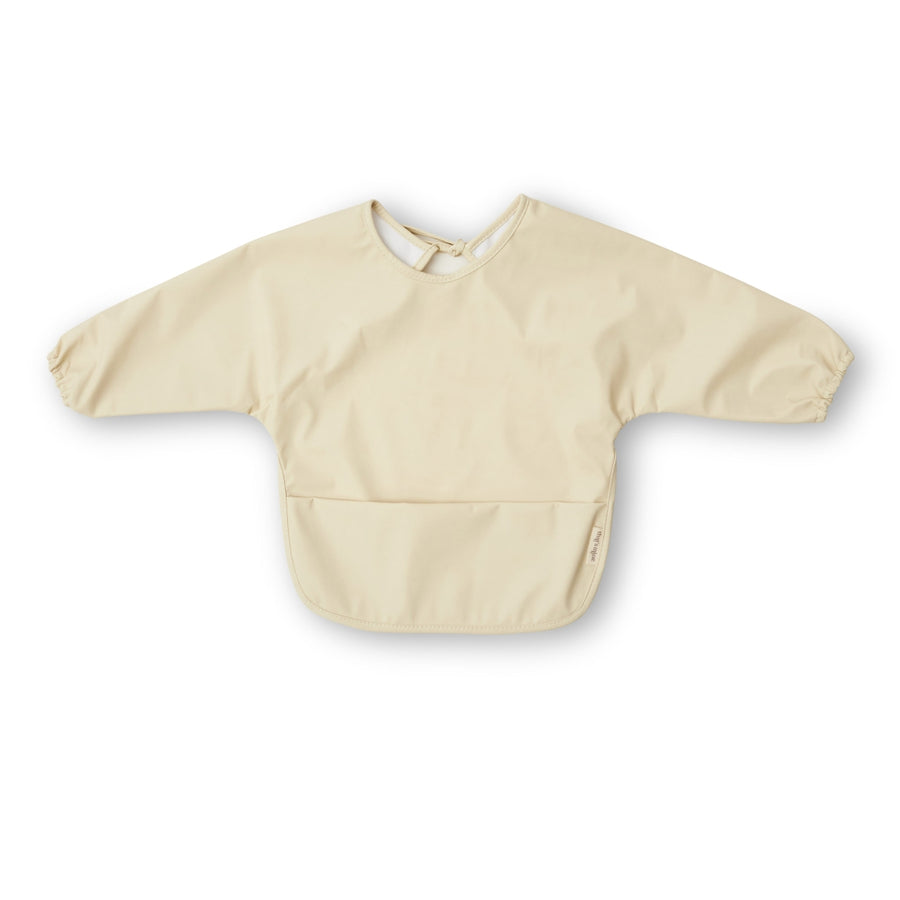 BIB WITH SLEEVES - pistachio shell