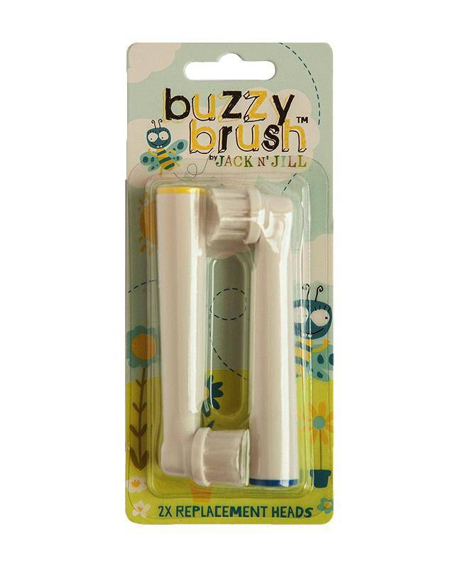 ELEKTRISCHE TANDENBORSTEL - vervangkopjes buzzy brush (2stk)