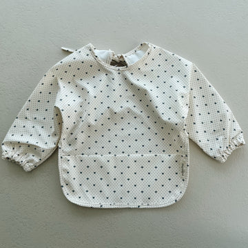 BIB WITH SLEEVES - hearts