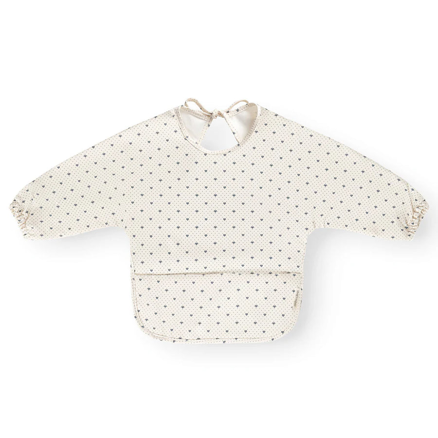 BIB WITH SLEEVES - hearts