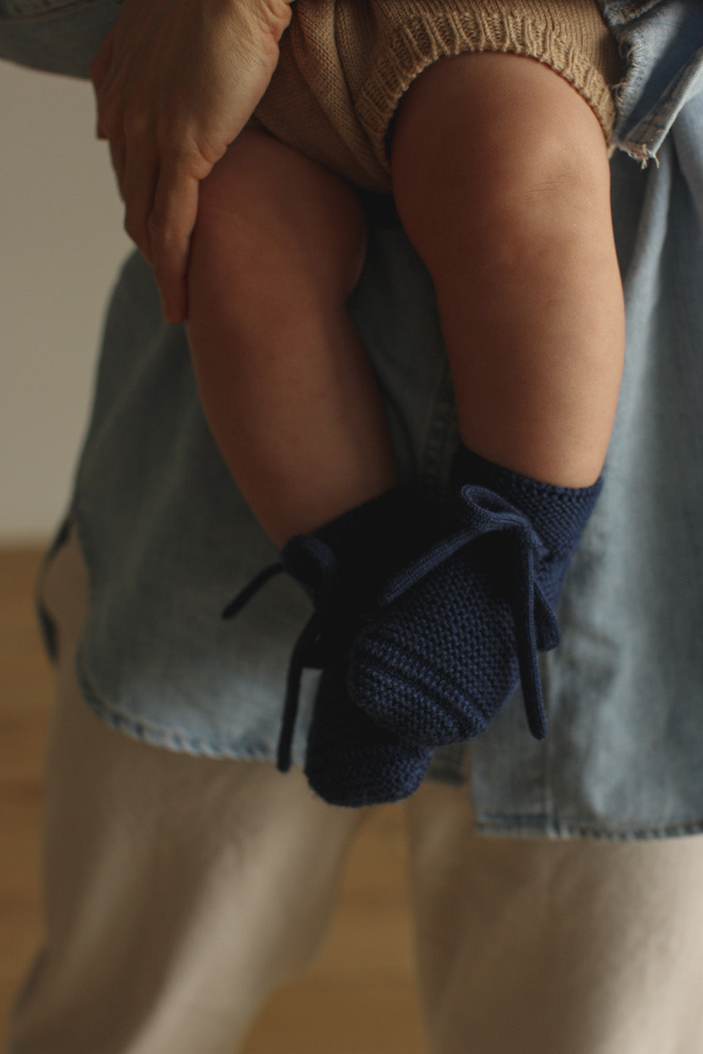 Booties 0-9m - Blue