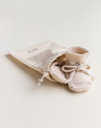 Booties 0-9m - cream