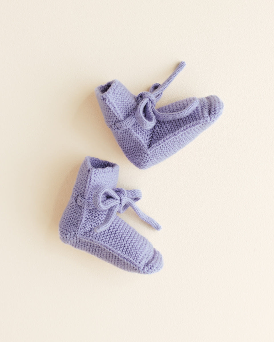 Booties 0-9m - Lilac