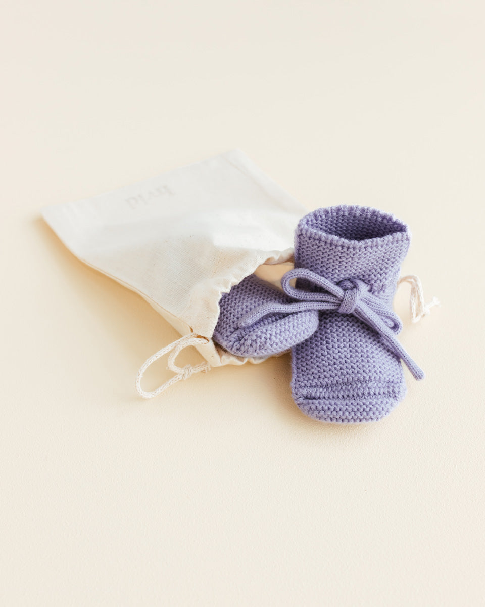 Booties 0-9m - Lilac