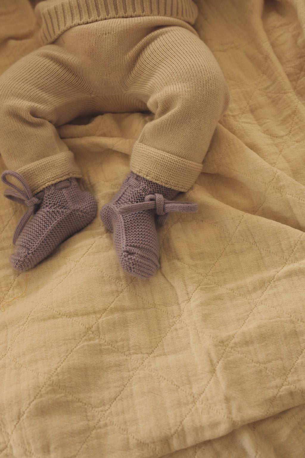 Booties 0-9m - Lilac